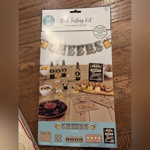 Amscan "CHEERS" Beer Tasting Kit Party Decorating & Voting for 4 People NWT